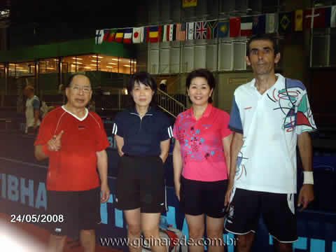 Delegação japonesa - XIV Campeonato Mundial de Veteranos de Tênis de Mesa